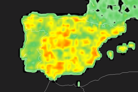 Forecasted COVID-19 acvivity in Spain and Portugal at the end of July